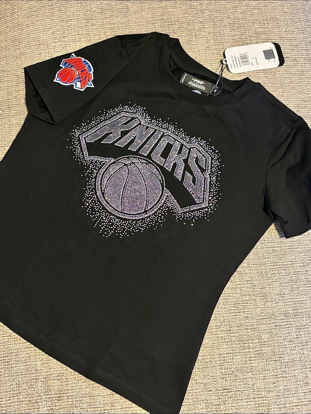 NBA Women's Graphic Tee Black Size Large NWT
